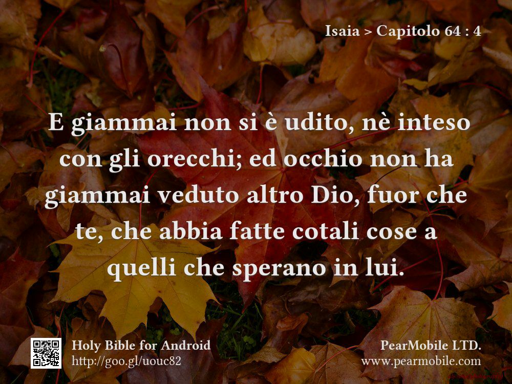 Isaia, Capitolo 64:4